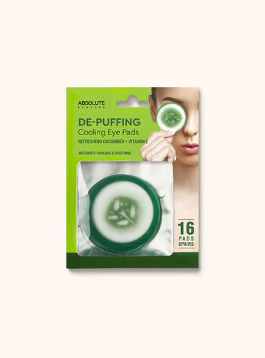 Absolute De-Puffing Cooling Eye Pads Cucumber + Vitamin E – 16 Pads